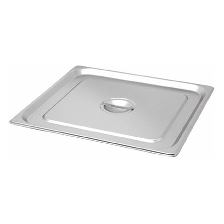 Omcan 80620 (80620) 2/3-Size Solid Stainless Steel Steam Table Pan Cover NSF