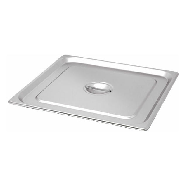 Omcan 80620 (80620) 2/3-Size Solid Stainless Steel Steam Table Pan Cover NSF