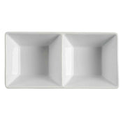 Palate & Plate AW-0218 - Appetizer Dish, 2-section, 7 Oz. Per Section