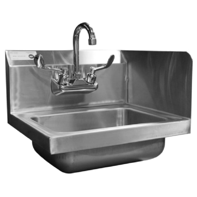 Serv-Ware HS10-CWP-SSR - Hand Sink, Wall Mount, 9" Wide X 9" Front-to-back X 4" Deep Bowl