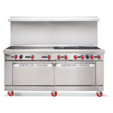 American Range AR-24G-8B_NAT - Restaurant Range, Gas, 72"