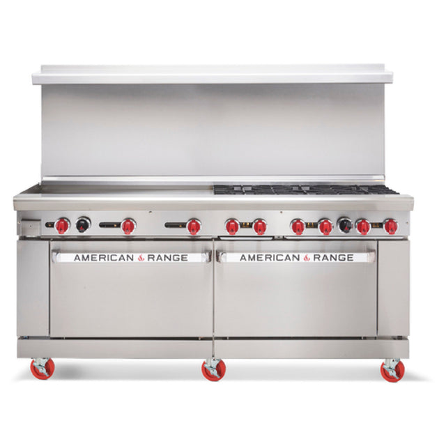 American Range AR-24G-8B_NAT - Restaurant Range, Gas, 72"