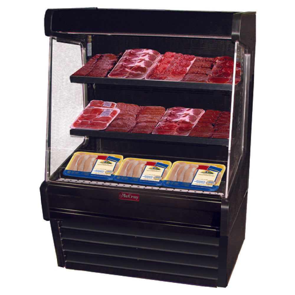 Howard-McCray R-OM30E-3L-B-LED Meat Open Merchandiser 39"W 60"H