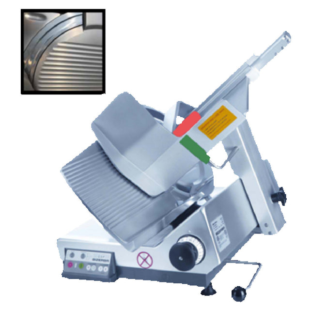 Bizerba GSP HD I 150-GCB Automatic Heavy Duty Illuminated Safety Slicer 13" Grooved Cheese Blade