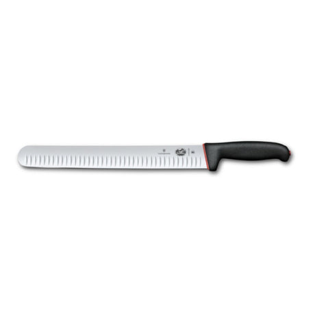 Victorinox Swiss Army 5.4723.30DB - Slicer Knife, 12" Granton Edge, Black/red Dual Grip
