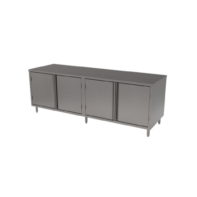 BK Resources CST-3084H2 Chef Table With Hinged Doors Doors On Both Sides