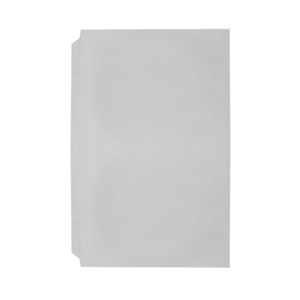 Risch PAGEPRO 8.5X14 Vinyl 3-Hole Punched Page Protector 8-1/2" X 14" Holds Two Pieces Of Paper Inside A 3-ring Or Screwpost Binder