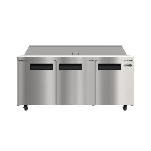 Koolmore KM-PTR70-3D - Salad And Sandwich Prep Table, 70.4"W, 21.8 Cu Ft.
