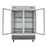 Koolmore RIR-2D-GD - Refrigerator, Reach In, Two-section