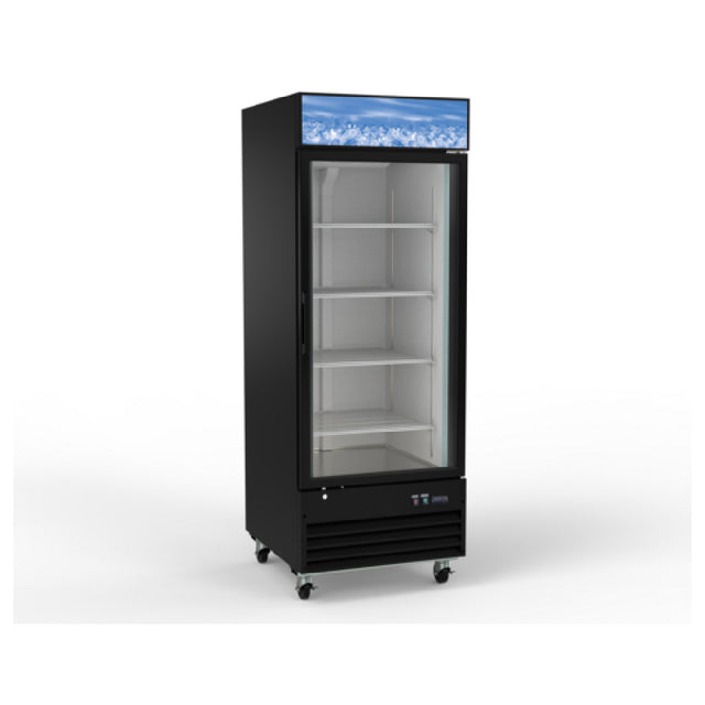 Hubert 158486 - Kratos® 32M-03A Swing Door Refrigerated Merchandiser, 28.375” W X 31.875” D X 79.375” H