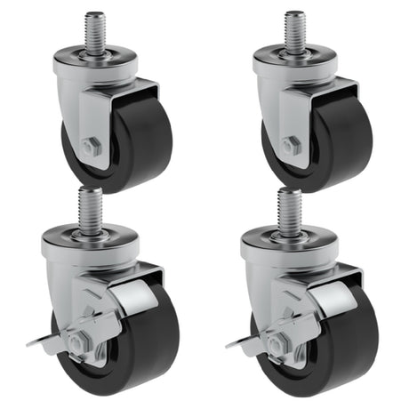 Hoshizaki HS-5288@1 - Casters, 4" (set Of 4) (2) With Brakes, For RM Merchandisers