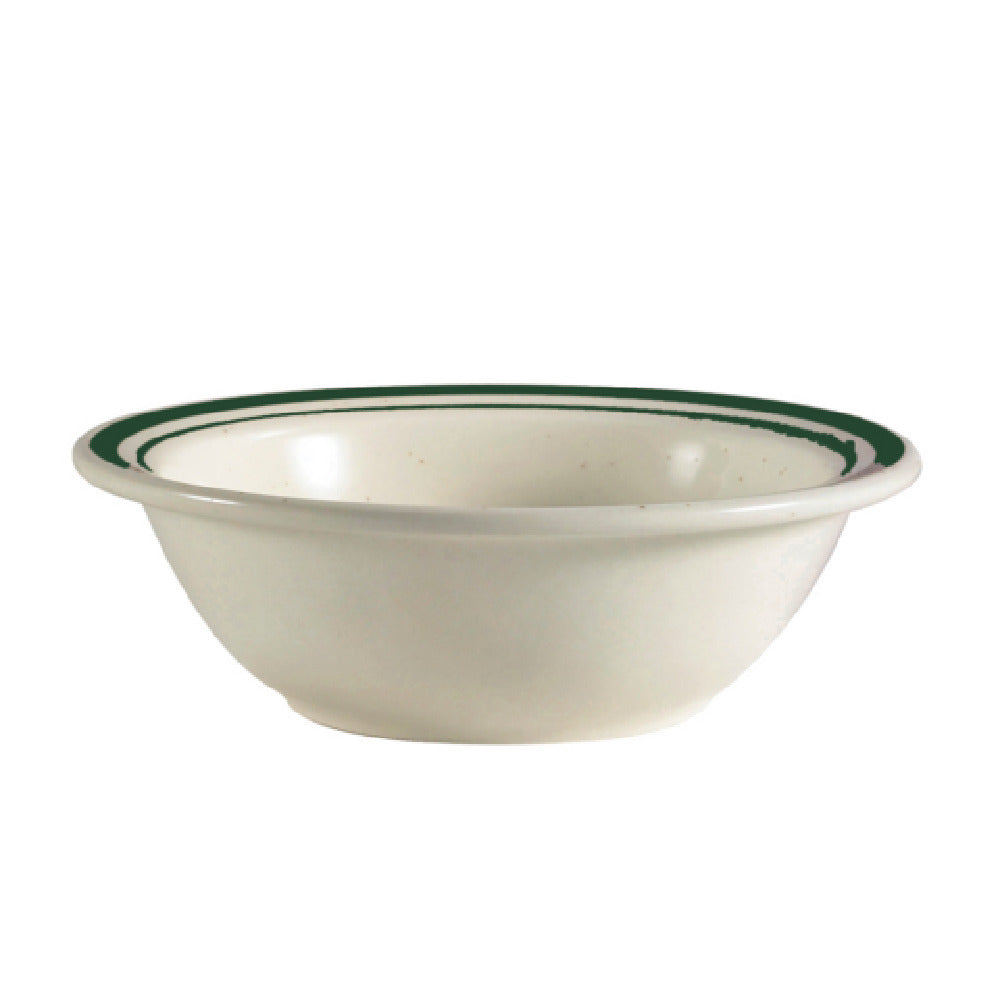 CAC China CES-10 Emerald Grapefruit Bowl 13 Oz. 6-3/8" Dia. X 1-3/4"H