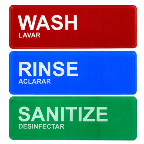 Alpine Industries ALPSGN-41 Sign 9" X 3" Pack Includes: (1) Red/white "Wash"