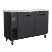 Blue Air BLNBB-60B-HC - Back Bar Cooler, Narrow Depth, Two-section