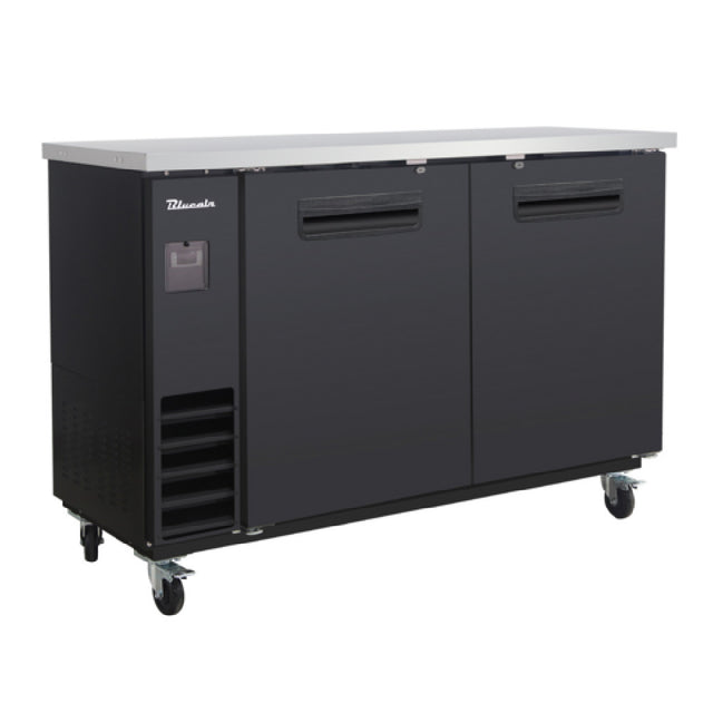 Blue Air BLNBB-60B-HC - Back Bar Cooler, Narrow Depth, Two-section