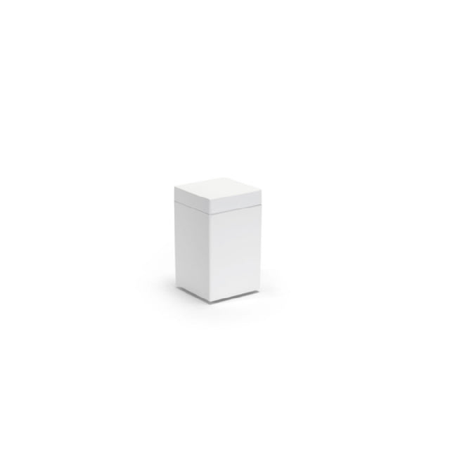 FOH RJR018WHT12 Jar 2.5"W X 2.5"D X 4.25"H Square