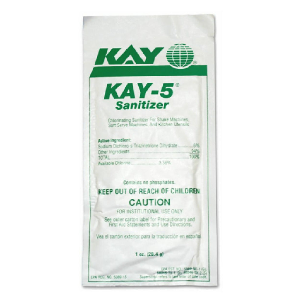 Bunn 24634.0001 KAY-5 Sanitizer Chlorinating Sanitizer (50 Packets Each Box)