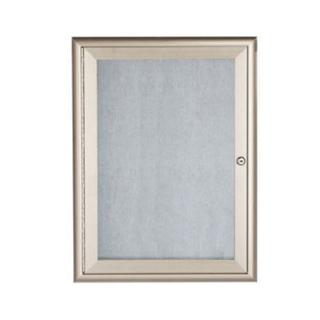 Aarco OWFC3624 Waterfall Bulletin Board 24"W X 36"H Enclosed