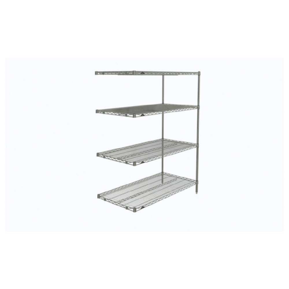 Metro AN556C Super Erecta® Add-On Shelving Unit 48"W X 24"D X 63"H (4) Wire Shelves