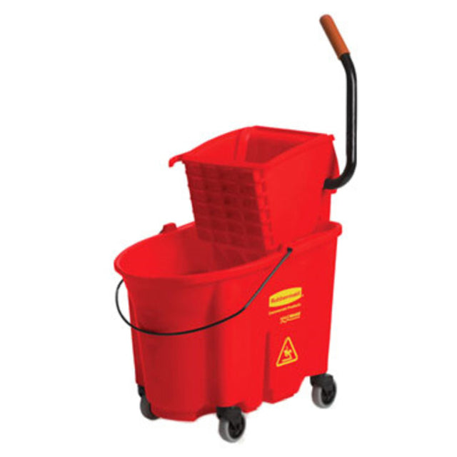 Rubbermaid FG758888RED - WaveBrake® Mopping Combo, 35 Qt. Bucket Capacity, Reduces Splashing