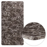 Flash Furniture XU-3060-MAR-GG 30" X 60" Rectangular Gray Marble PVC Table Top [XU-3060-MAR-GG]