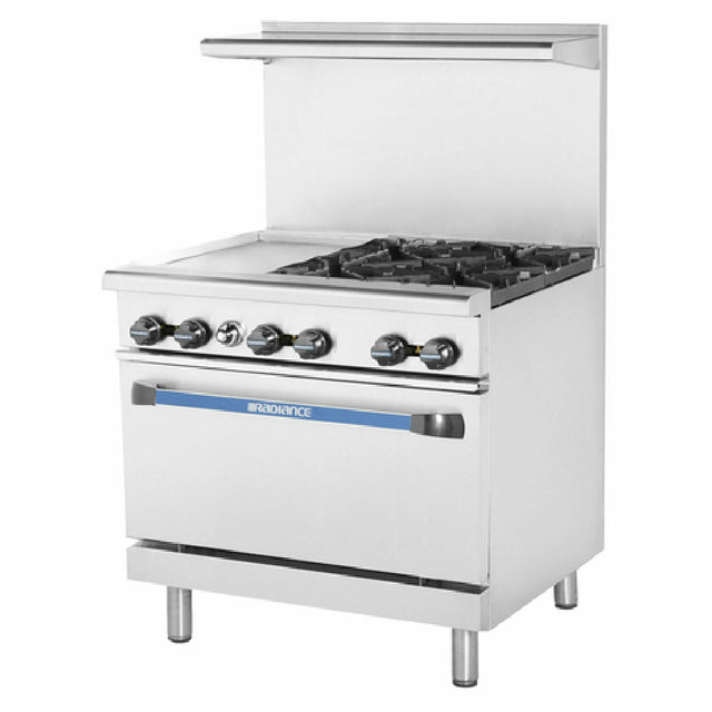 Turbo Air TARG-12G4B_LP Radiance Restaurant Range Gas 36"