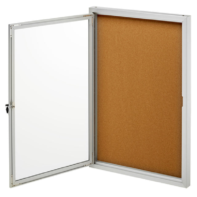 Alpine Industries ADI504-01-SC Bulletin Memo Board 24" X 36" Enclosed