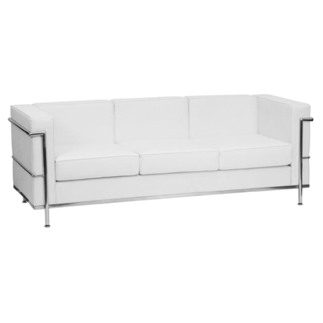 Flash Furniture ZB-REGAL-810-3-SOFA-WH-GG Hercules Regal Series Sofa 79"W X 28-1/2"D X 27-1/2"H