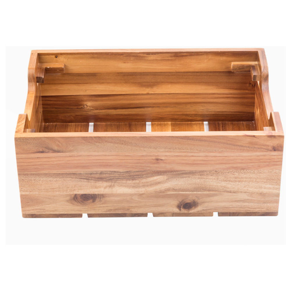 Tablecraft 300101 Food Box/Crate 19-1/4" X 13-3/8" X 7-3/8" 1/2 Size