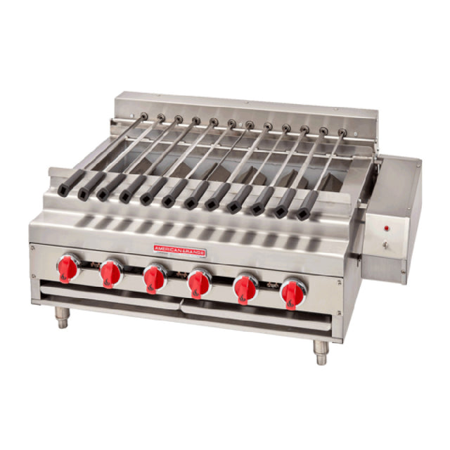 American Range ARKB-48-R_LP - Rotisserie Kebob Broiler, Gas, Countertop