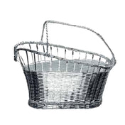 Bauscher Hepp 19.2379.6440 - Wine Basket, 9-1/4" X 4" X 7"H", Silver Plate Finish