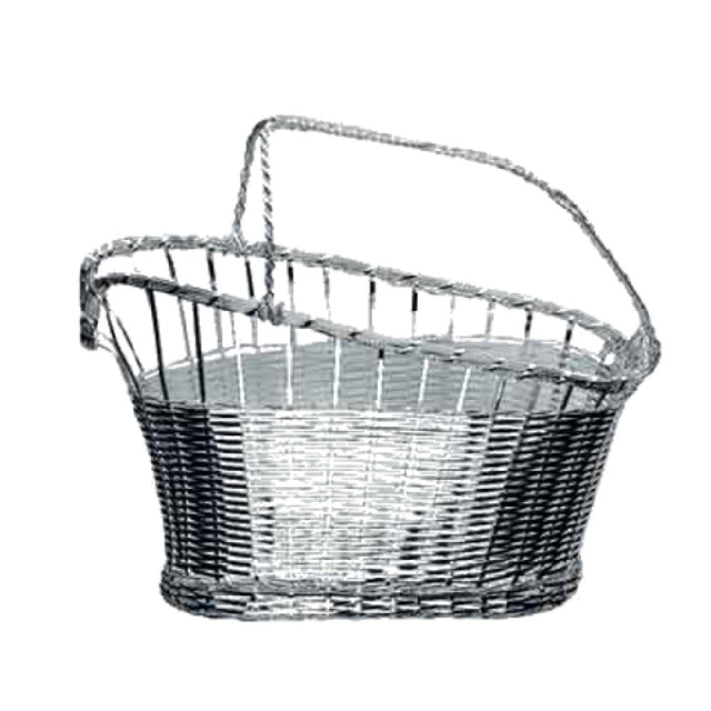 Bauscher Hepp 19.2379.6440 - Wine Basket, 9-1/4" X 4" X 7"H", Silver Plate Finish