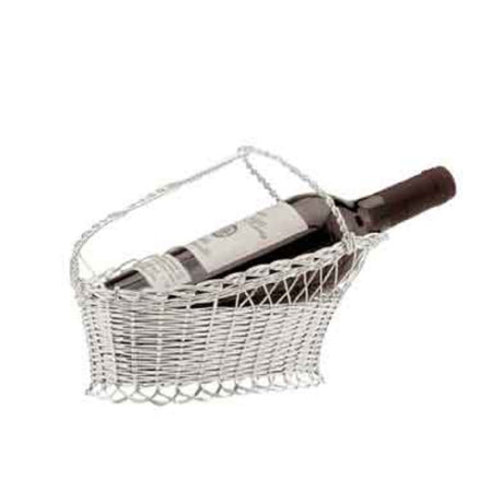 Bauscher Hepp 60.9186.0750 - Wine Basket, 9-3/4"L (248mm) X 4-5/16"W (110mm), For 26 Oz. (3/4 Liter) Bottle