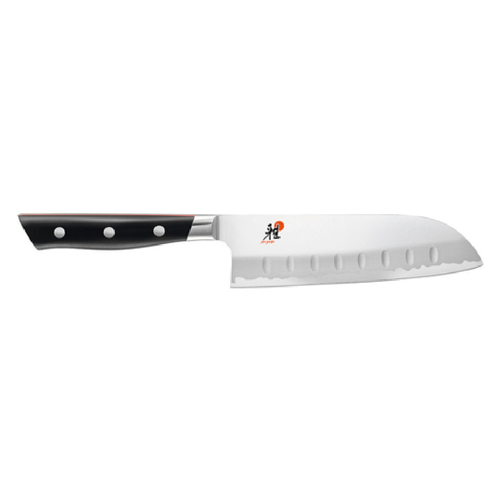 Zwilling 34028-143 Miyabi Evolution Santoku Knife 5-1/2" Hollow Edge