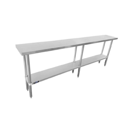 Sapphire Manufacturing SMTE16-3084S Worktable 84"W X 30"D X 35"H 16/304 Stainless Steel Top