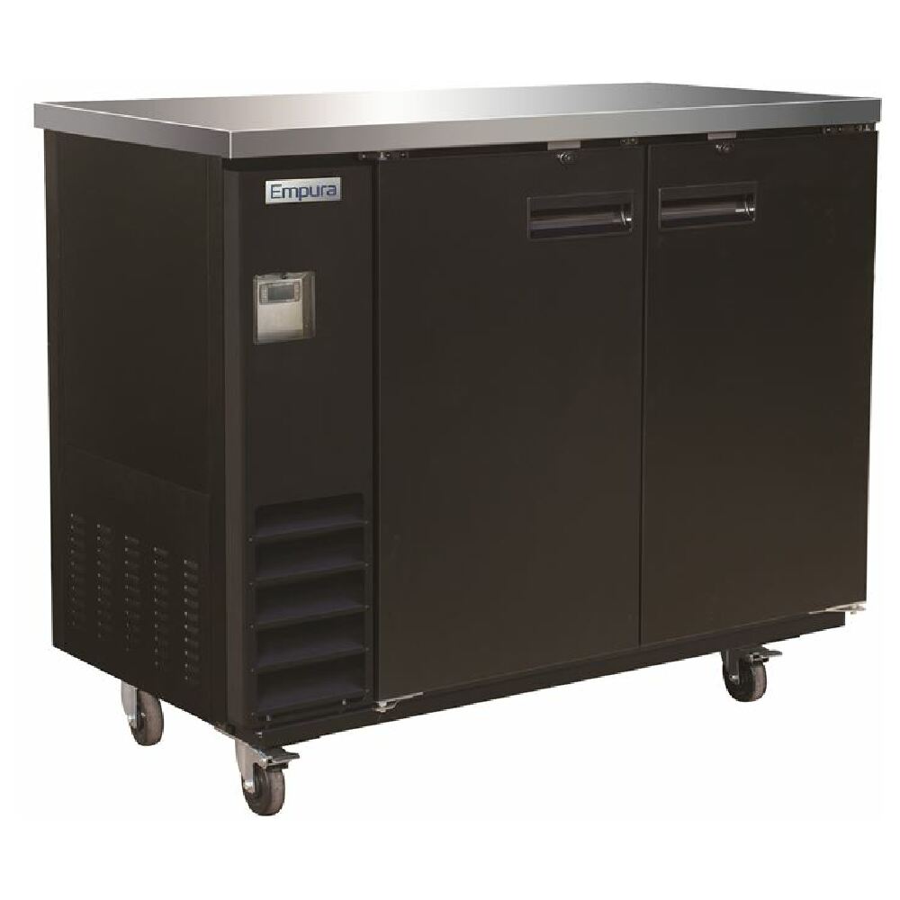 Empura Refrigeration E-KBB48-2 Back Bar Cooler 2 Swing Solid Doors 49"W X 24.4"D X 41.8"H