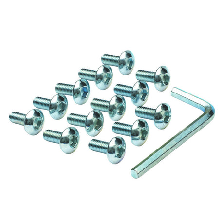Hubert 77224 - Kratos Hardware Kit, Stainless Steel, For Outdoor Steel Tables