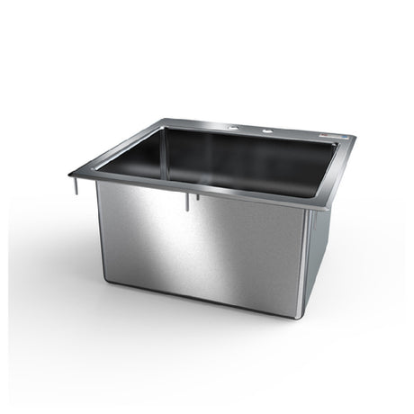 NBR Equipment DI-1-282012 Drop-In Sink One-compartment 31-5/8"W X 25-5/8"D X 12-5/16"H Overall Size