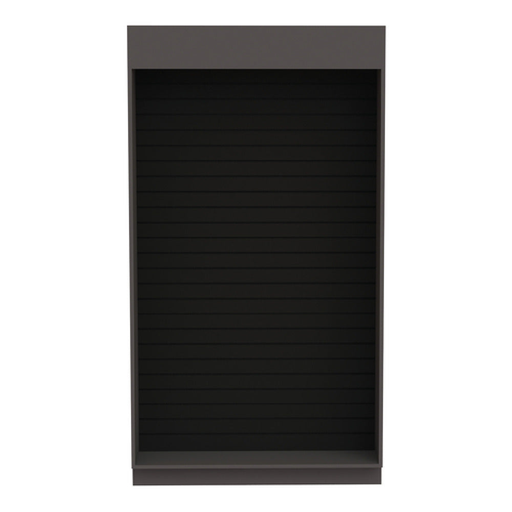 Hubert 58012 - Expressly Hubert® Micro Market Slatwall Snack Kiosk, 48"W X 26 3/4"D X 88"H