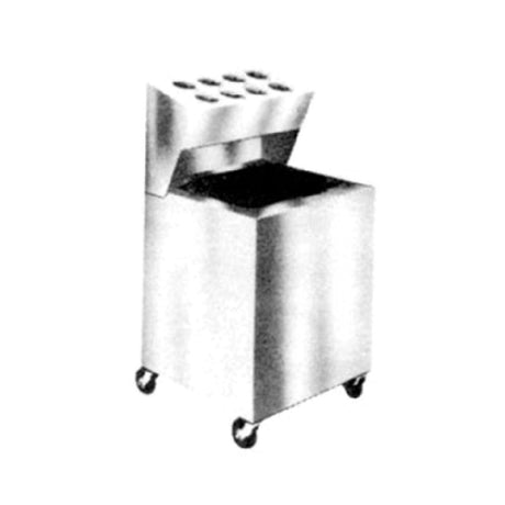 Piper Products AT-ST-OSW8 - Tray Dispenser, Cabinet Style, Enclosed Base