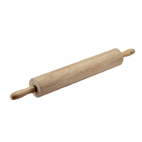 CAC China RPWH-18 Rolling Pin 18" Wooden Roller With Handle