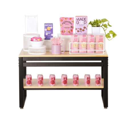 Cal Mil 22350-38-71 Merchandising Display Table 35"W X 18"D X 27-7/8"H Nesting