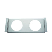 Duke F Adapter Panel 9"W (2) 7-1/4" Cutouts