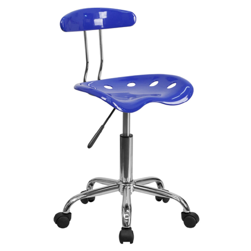 Flash Furniture LF-214-NAUTICALBLUE-GG Vibrant Swivel Task Chair 29-1/4" To 34-3/4" Adjustable Height