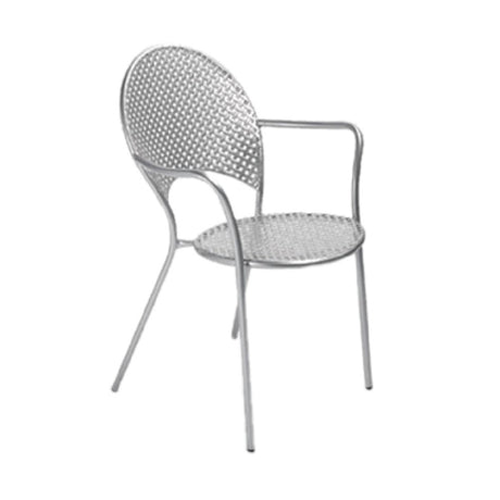 Emuamericas Llc E3403-22 Sole Stacking Armchair Outdoor/indoor Interlace Steel Mesh Back And Seat