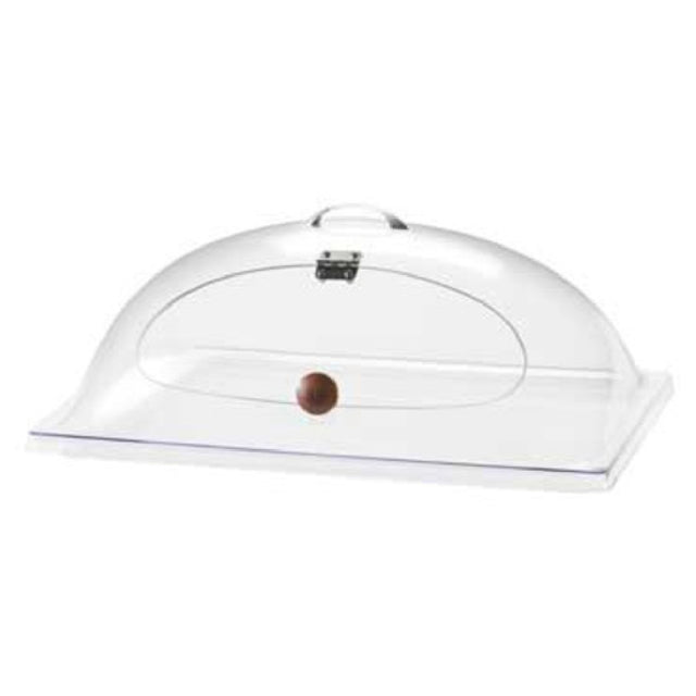 Cal Mil 367-12 Display Cover 12W X 20"D X 7"H Dome With One Side Cut Out