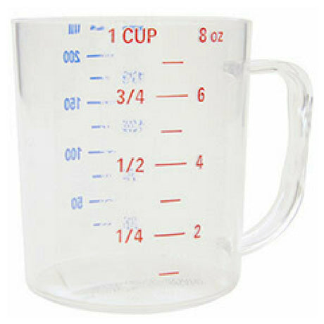 Thunder Group PLMD008CL Measuring Cup 1 Cup (0.25 Liter) 3-5/8"L X 2-3/4"W X 3-1/8"H