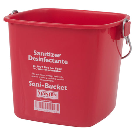 Stanton Trading SB3QRD - Sani-Bucket, 3 Qt., For Sanitizing Solution