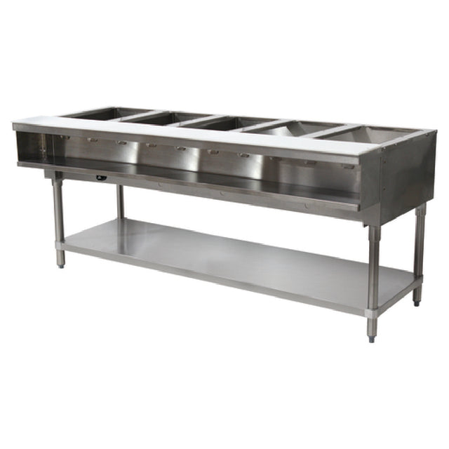 Advance Tabco WB-5G-LP-X Water Bath Hot Food Table LP Gas 77-3/4"W X 30-5/8"D X 34-1/8"H