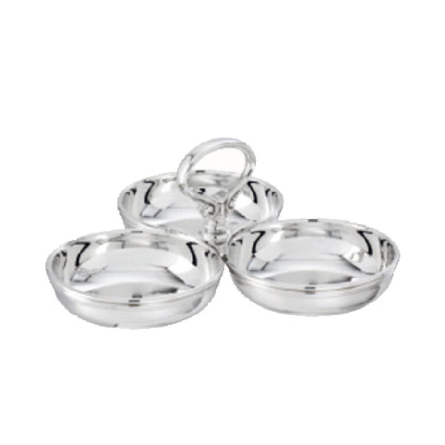 Paderno 53088-19 Relish Dish 3 Compartment 4" X 3-1/2"